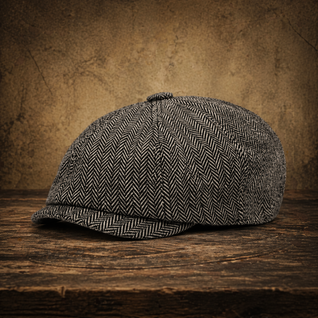 Vintage newsboy cap